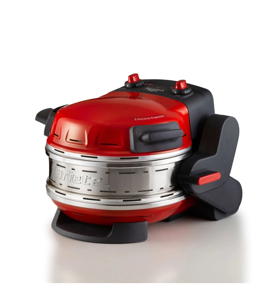 FORNO PIZZA DOPPIO ELETTRICO ARIETE "927" ROSSO 2 PIZZE
