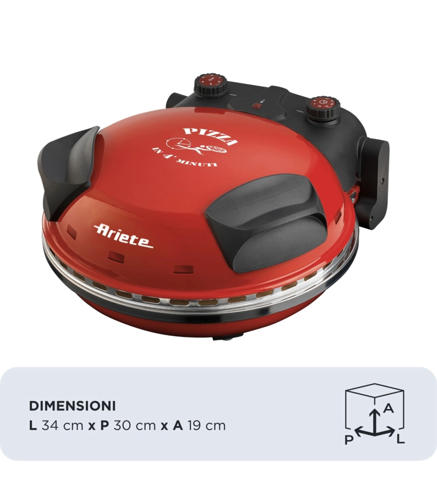 FORNO PIZZA ELETTRICO ARIETE "909" 1 PIZZA 1200 W