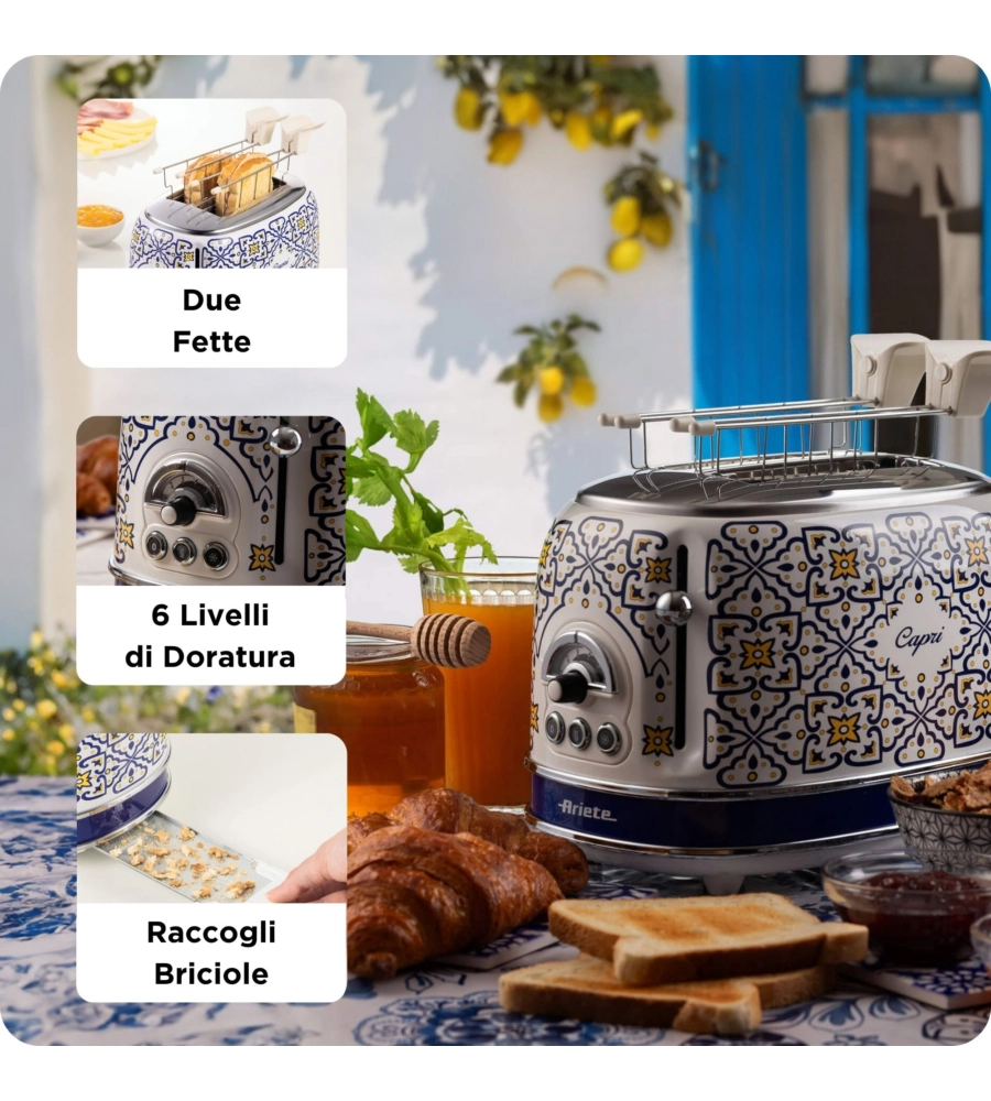 TOSTAPANE ARIETE "155" CAPRI 810 W