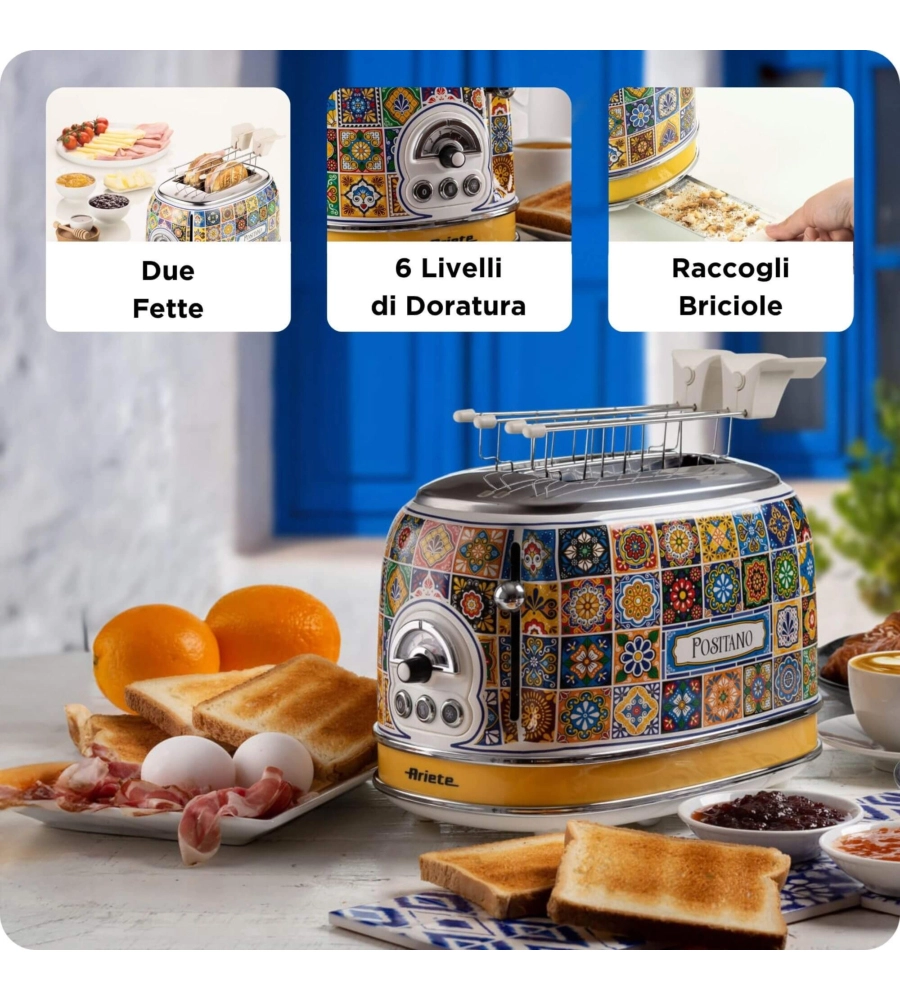 TOSTAPANE ARIETE "155" POSITANO 810 W