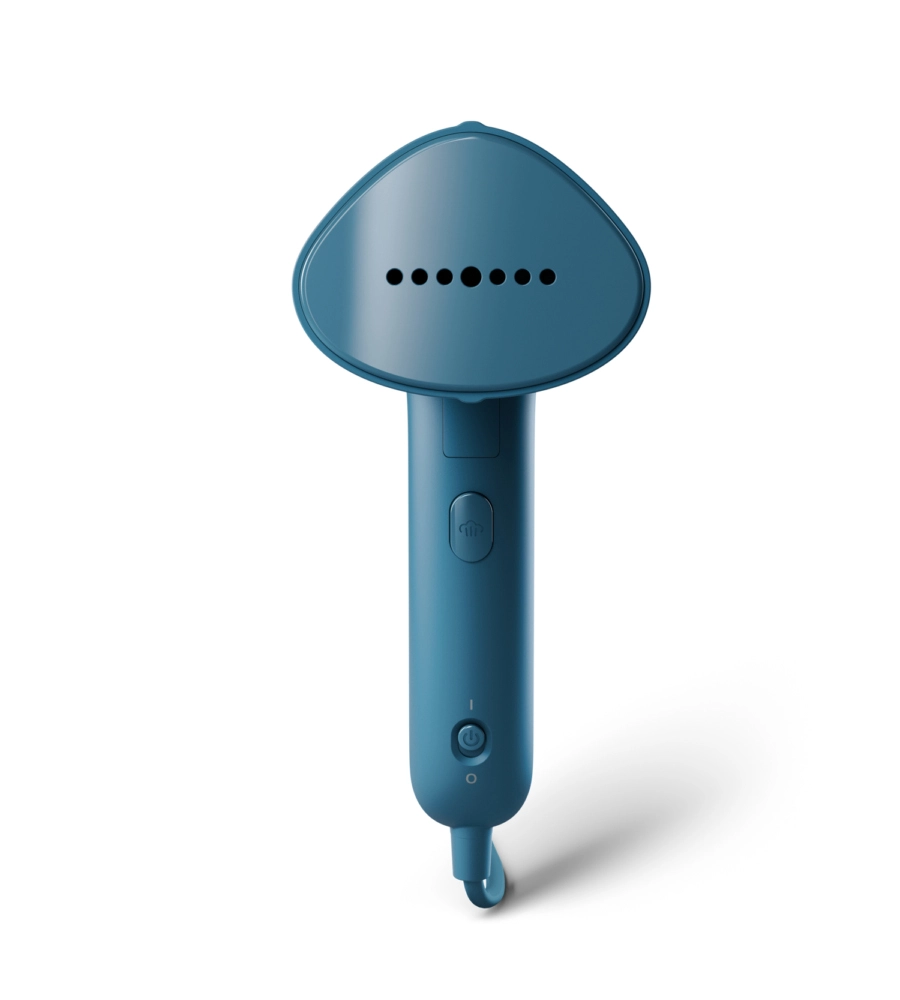 FERRO DA STIRO VERTICALE A VAPORE PORTATILE PHILIPS "SERIE 3000" BLU 1000 W - COD. STH3000/20