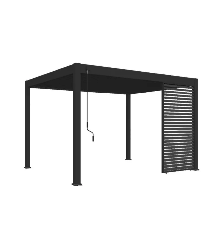 PANNELLO A LAMELLE PER PERGOLA OMBRÉA "VS"  IN ALLUMINIO ANTRACITE 1,3 MT