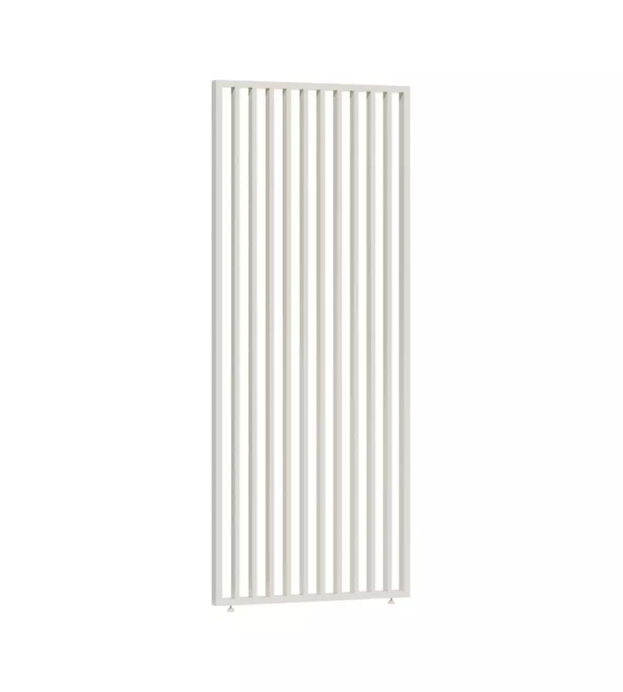 PANNELLO LATERALE A LAMELLE VERTICALI PER PERGOLA OMBRÉA "VS"  IN ALLUMINIO BIANCO 1 MT