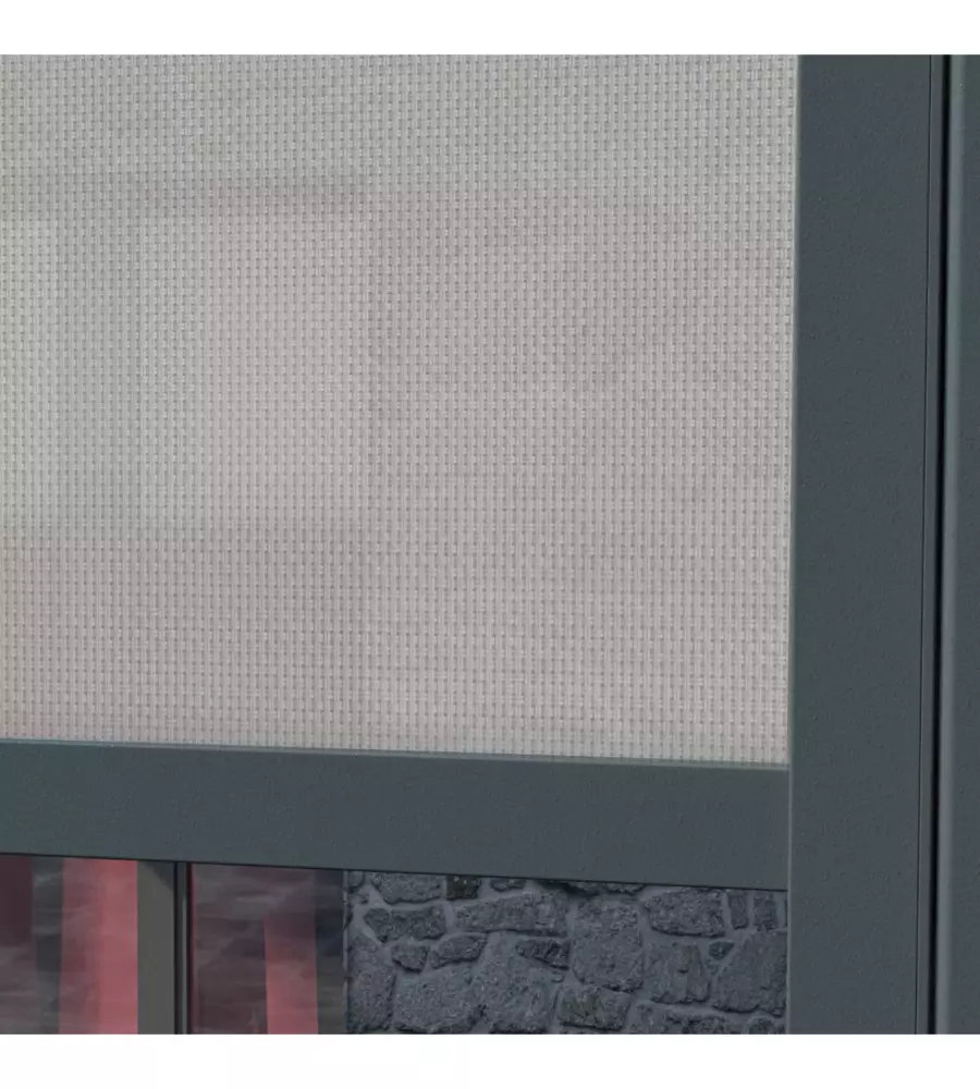 TENDA LATERALE PER PERGOLA OMBRÉA "VS" IN TEXTILENE ANTRACITE LATO 3 MT