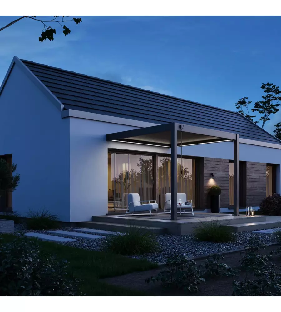 KIT ULLIMINAZIONE LED PER PERGOLA ADDOSSATA OMBRÉA 300X300 CM