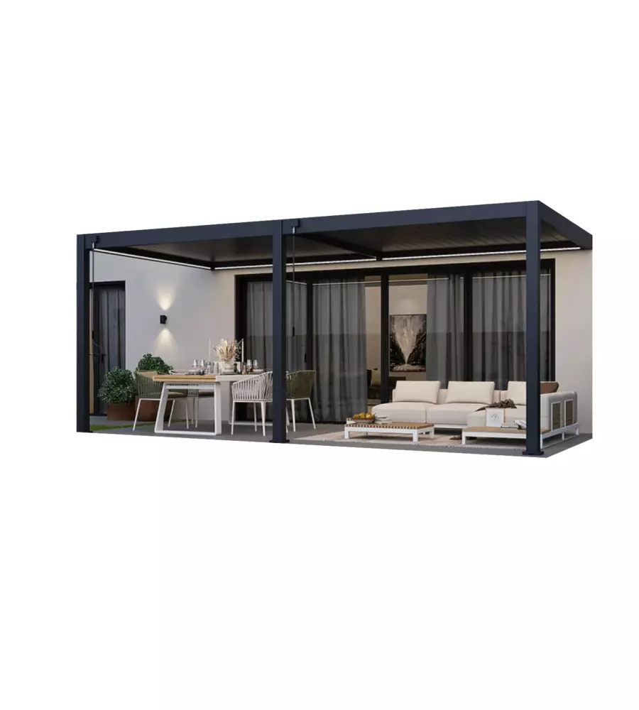 KIT ULLIMINAZIONE LED PER PERGOLA ADDOSSATA OMBRÉA 300X600 CM