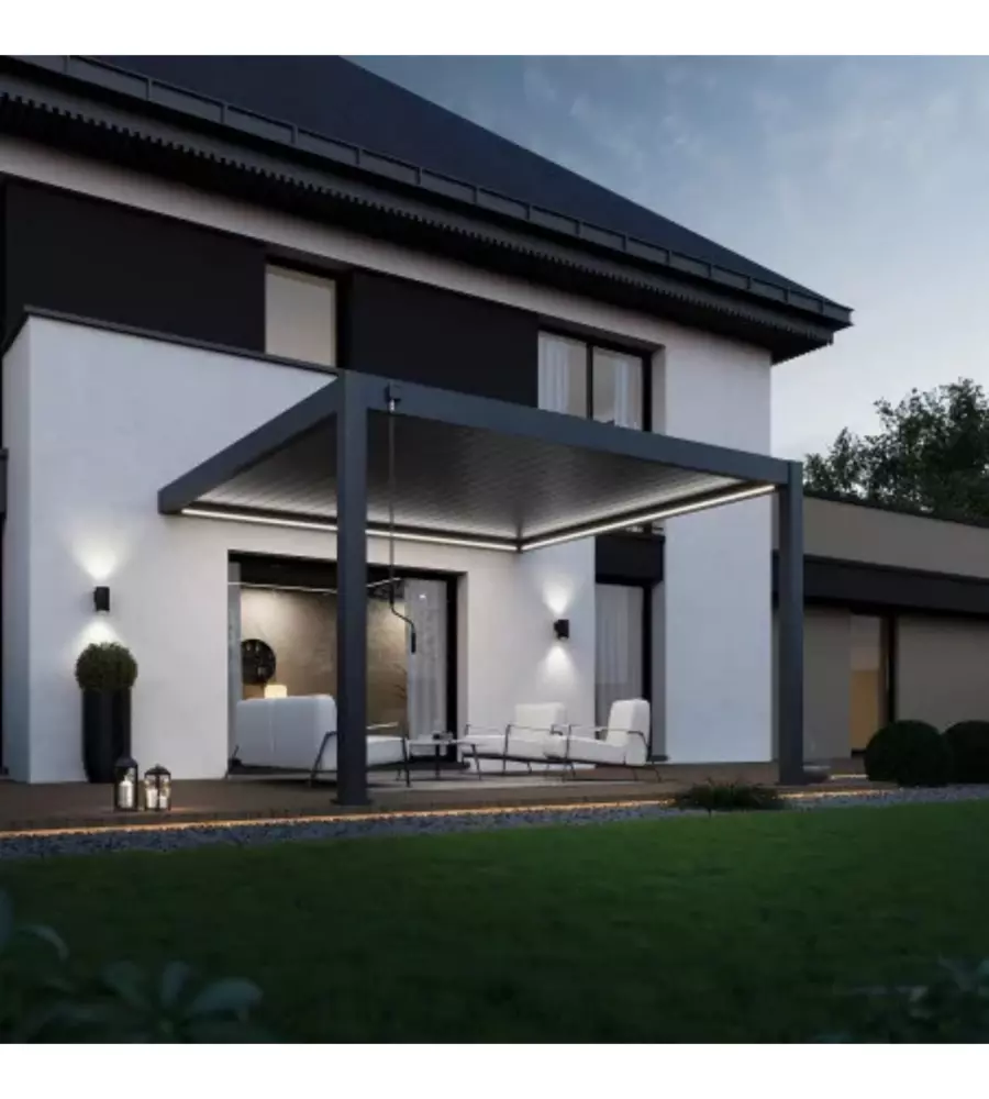 KIT ULLIMINAZIONE LED PER PERGOLA ADDOSSATA OMBRÉA 400X400 CM