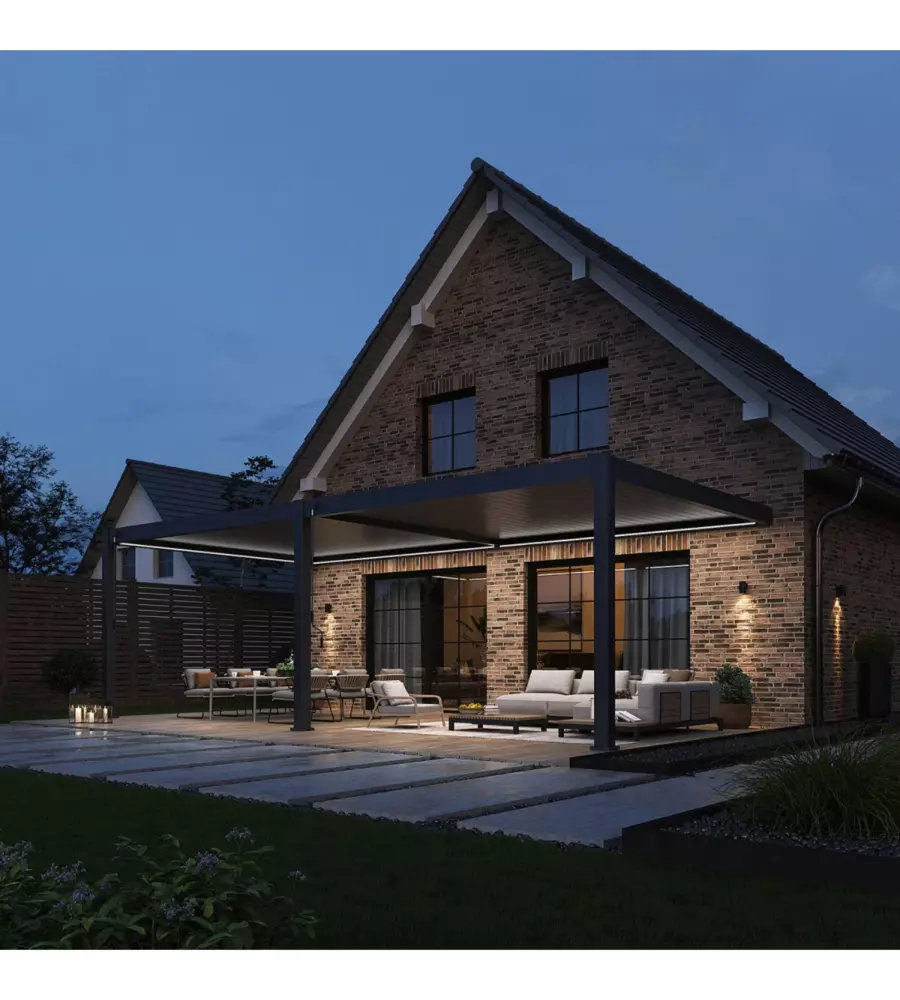 KIT ULLIMINAZIONE LED PER PERGOLA ADDOSSATA OMBRÉA 400X800 CM