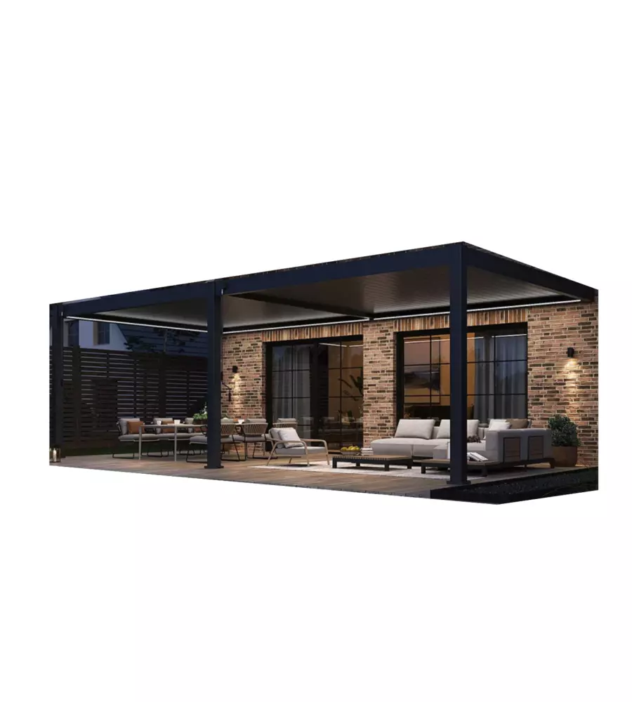 KIT ULLIMINAZIONE LED PER PERGOLA ADDOSSATA OMBRÉA 400X800 CM