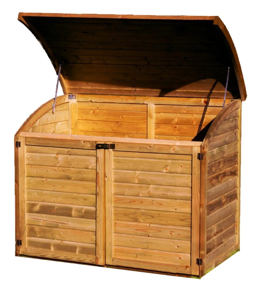 BAULE DA ESTERNO CHALET ET JARDIN "TOPAZE 1200" IN LEGNO DI ABETE 154X96X125 CM