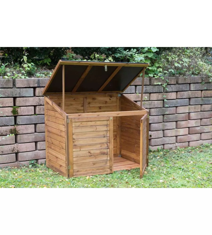 BOX DA ESTERNO CHALET ET JARDIN "TRONCADERO 1200" IN LEGNO DI PINO 154X96X125 CM