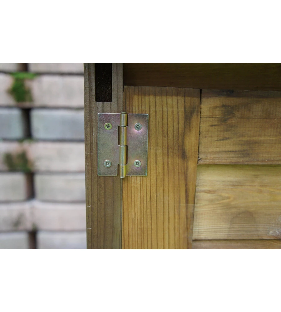 BOX DA ESTERNO CHALET ET JARDIN "TRONCADERO 1200" IN LEGNO DI PINO 154X96X125 CM