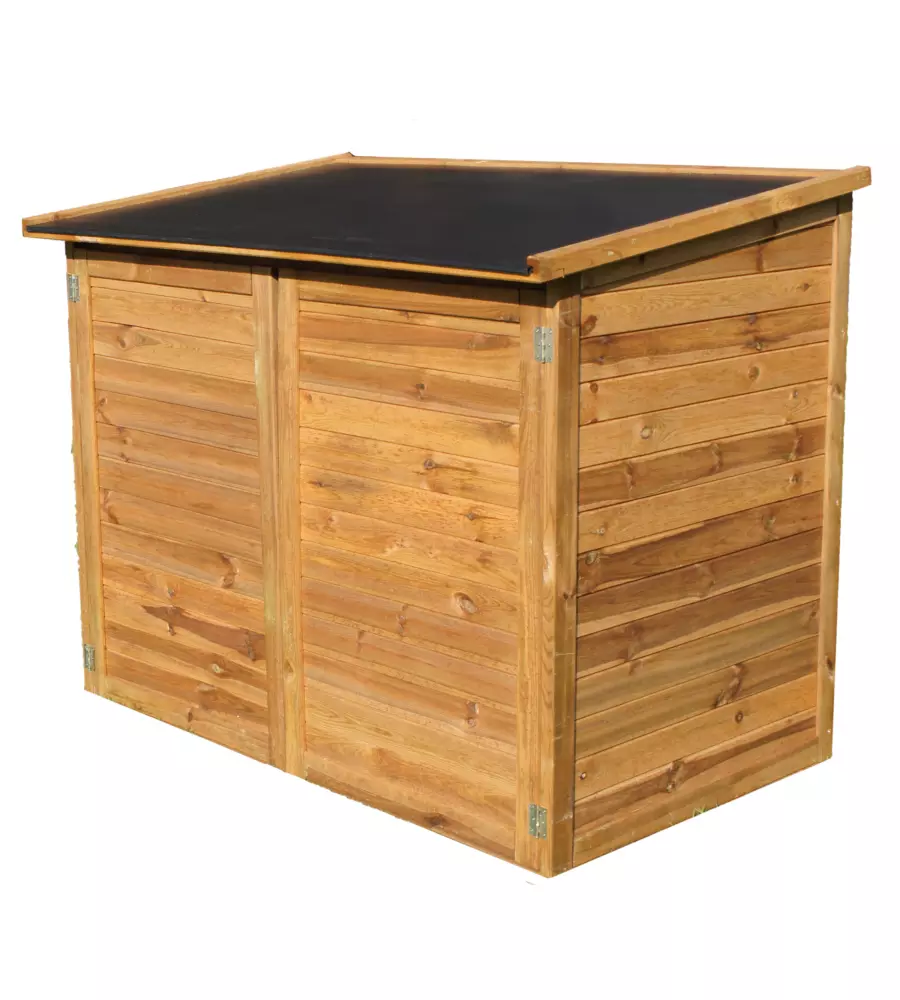 BOX DA ESTERNO CHALET ET JARDIN "TRONCADERO MAX 1350" IN LEGNO 154X98X125 CM