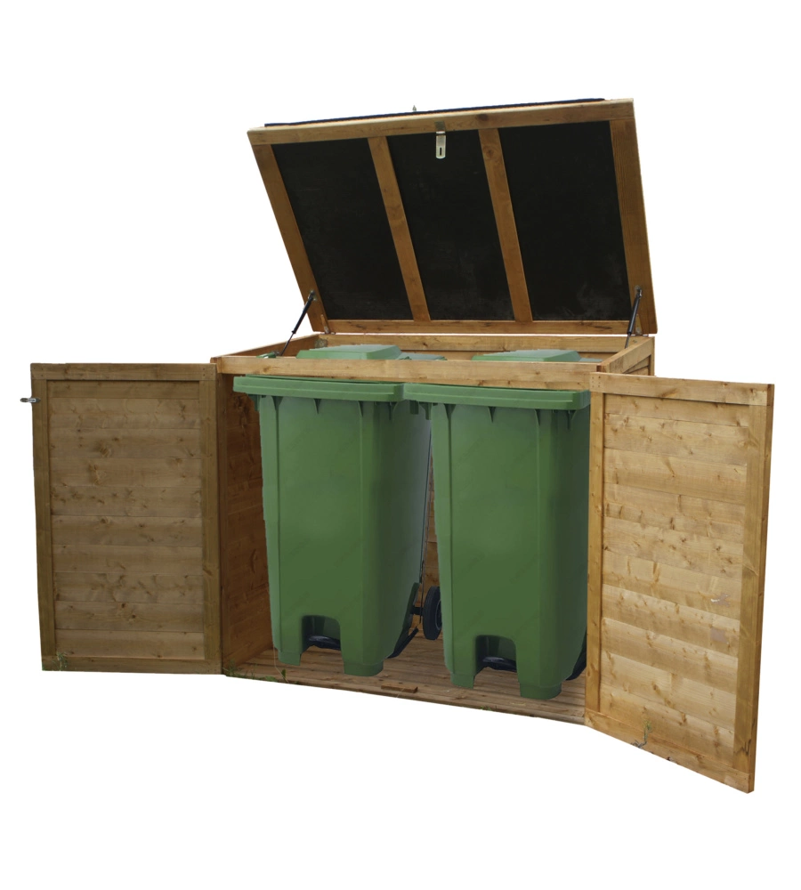 BOX DA ESTERNO CHALET ET JARDIN "TRONCADERO MAX 1350" IN LEGNO 154X98X125 CM