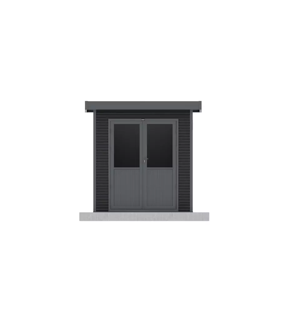 CASETTA IN LEGNO DA GIARDINO BARAC "ONYX" ANTRACITE 225X223X237 cm