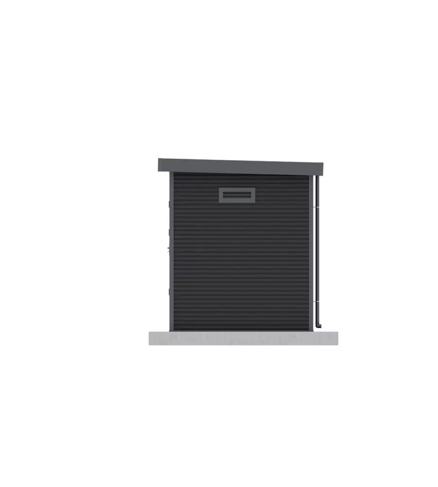 CASETTA IN LEGNO DA GIARDINO BARAC "ONYX" ANTRACITE 333X225X237 CM