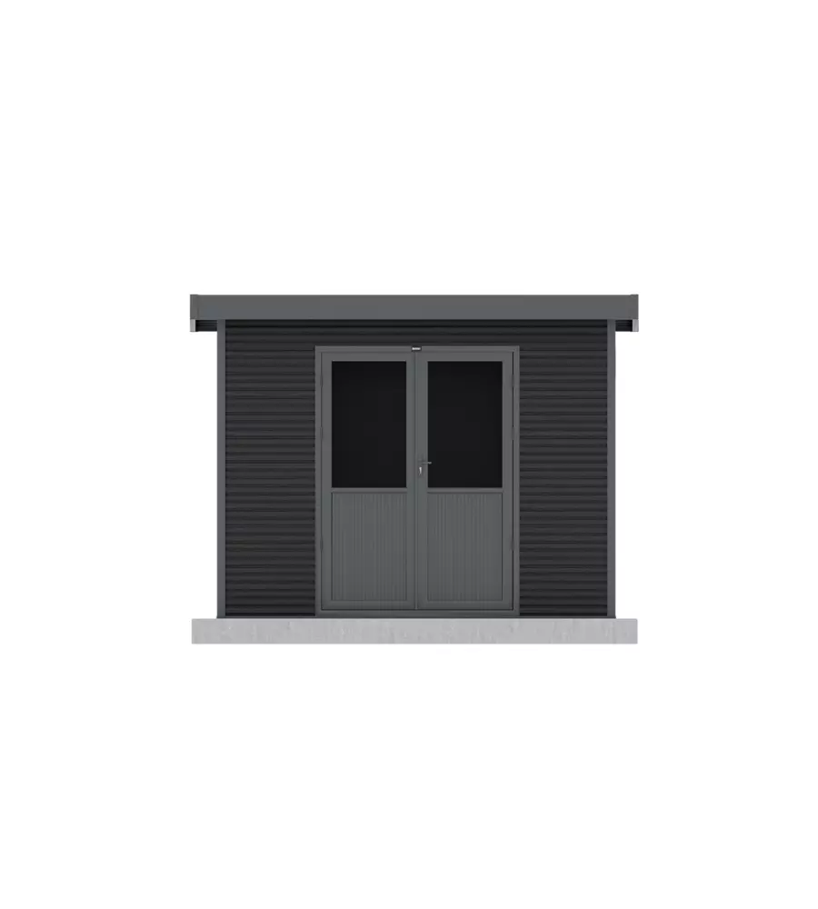 CASETTA IN LEGNO DA GIARDINO BARAC "ONYX" ANTRACITE 333X326X237 CM