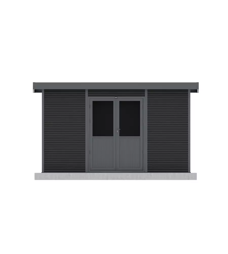 CASETTA IN LEGNO DA GIARDINO BARAC "ONYX" ANTRACITE 447X326X237 CM