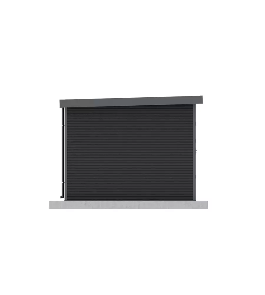 CASETTA IN LEGNO DA GIARDINO BARAC "ONYX" ANTRACITE 447X326X237 CM