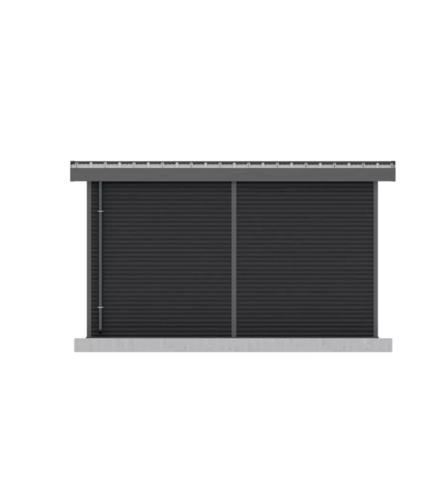 CASETTA IN LEGNO DA GIARDINO BARAC "ONYX" ANTRACITE 447X326X237 CM