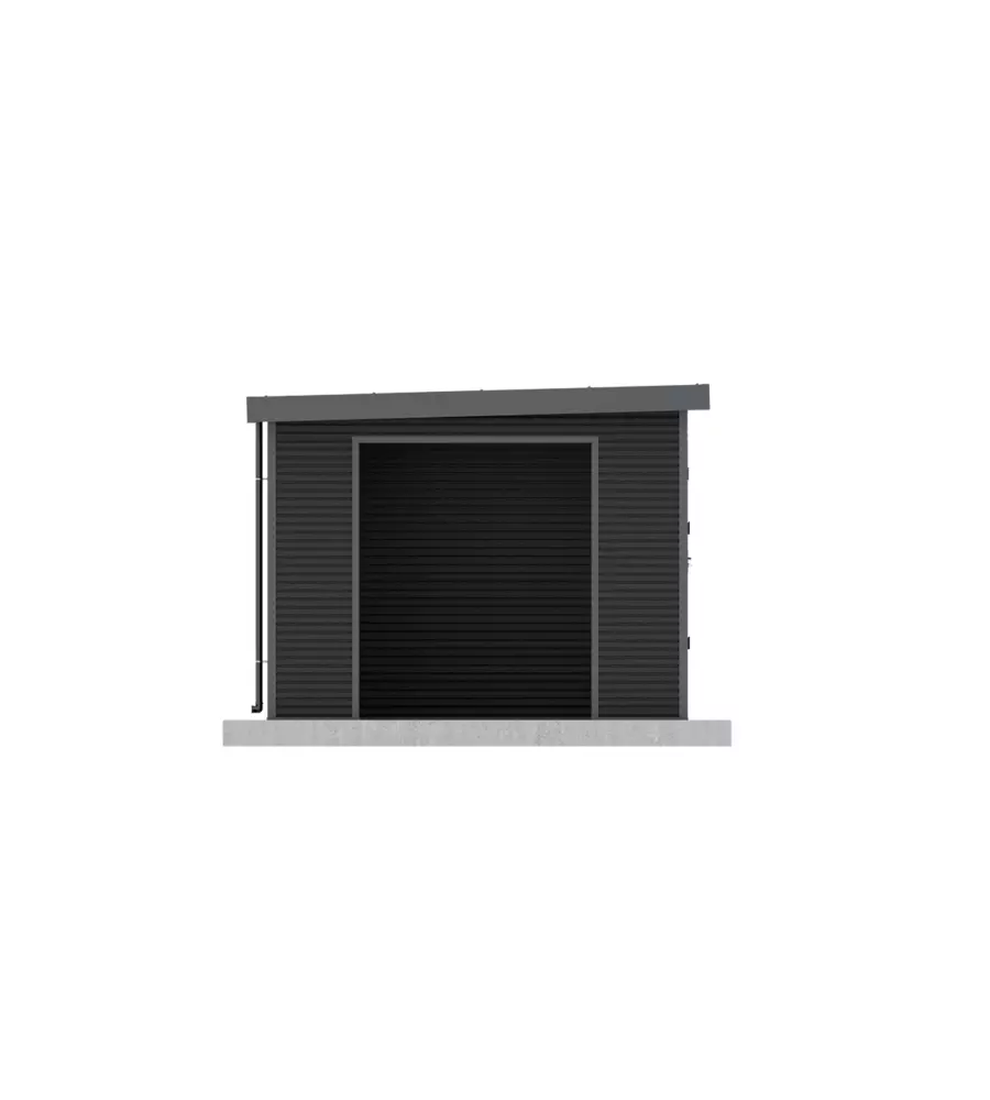 CASETTA IN LEGNO DA GIARDINO BARAC "ONYX" ANTRACITE 629X326X237 CM