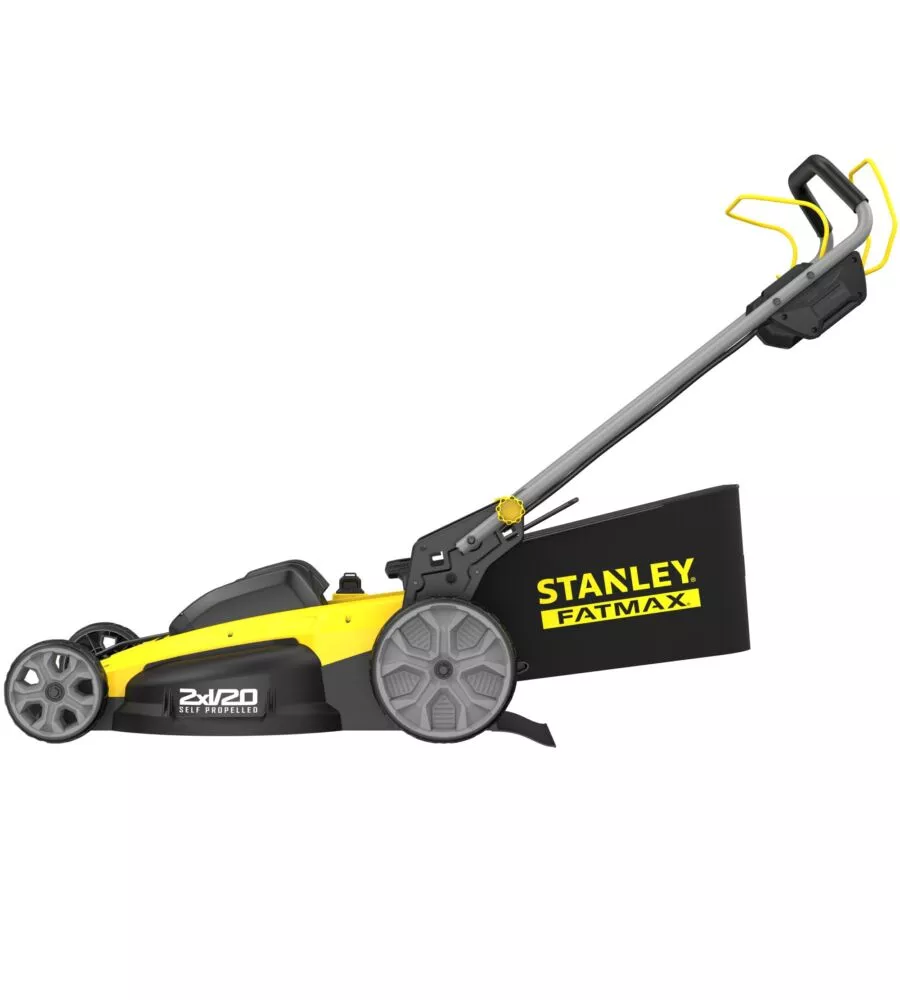 TAGLIAERBA SEMOVENTE A BATTERIA STANLEY FATMAX 18V, SOLO CORPO MACCHINA