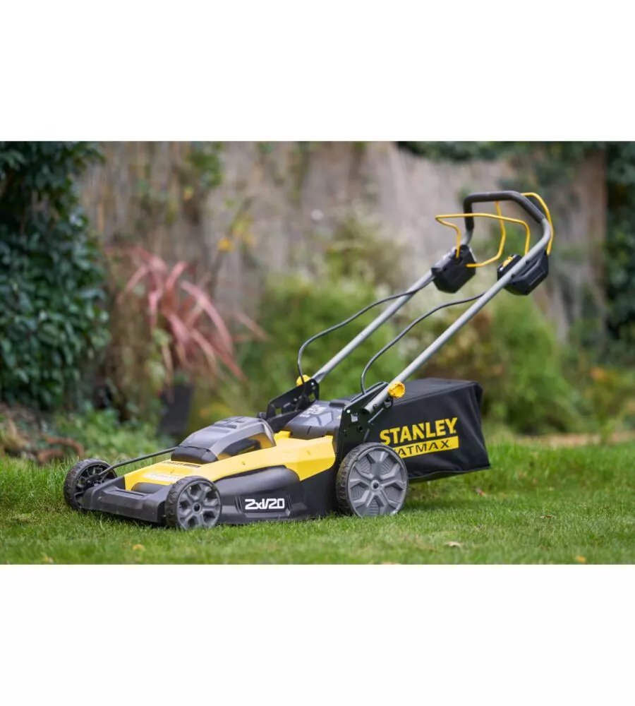 TAGLIAERBA SEMOVENTE A BATTERIA STANLEY FATMAX 18V, SOLO CORPO MACCHINA