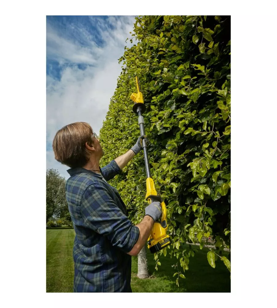 TAGLIASIEPI TELESCOPICO A BATTERIA STANLEY FATMAX LAMA 45 CM 18V, SOLO CORPO MACCHINA