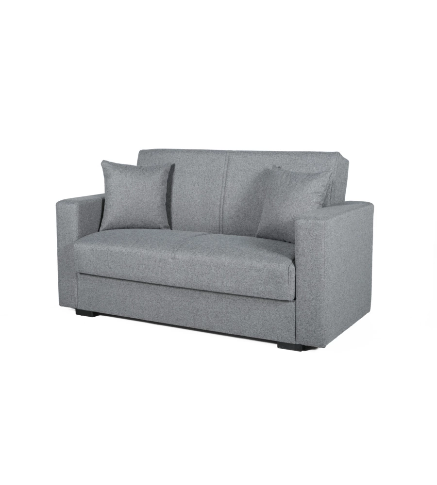 DIVANO LETTO "AFRODITE" 2 POSTI GRIGIO 155X80X87 CM