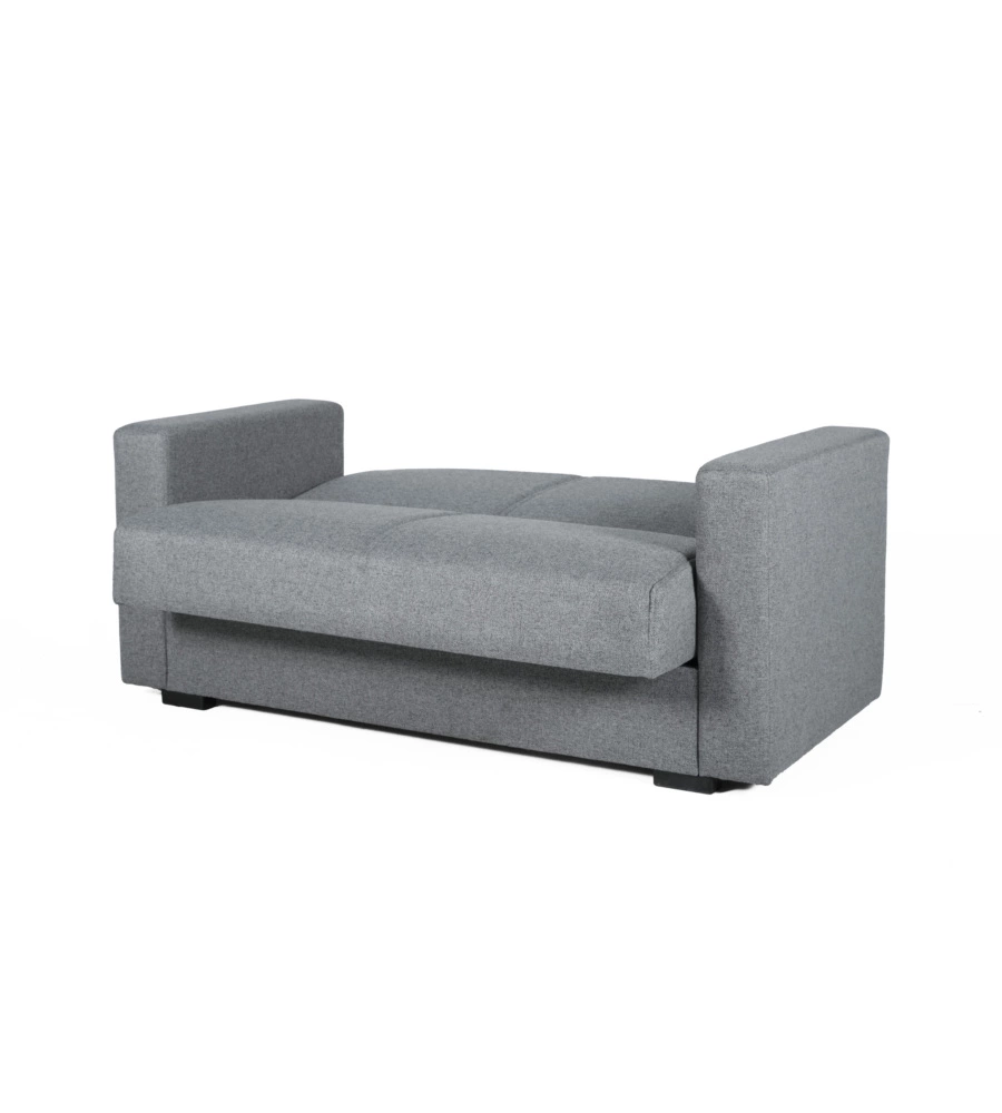 DIVANO LETTO "AFRODITE" 2 POSTI GRIGIO 155X80X87 CM