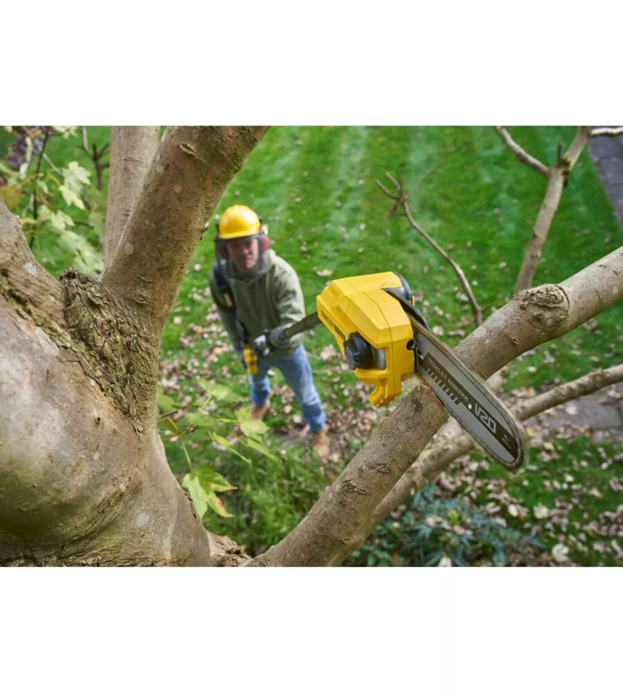 POTATORE A CATENA TELESCOPICO A BATTERIA STANLEY FATMAX 18V, SOLO CORPO MACCHINA