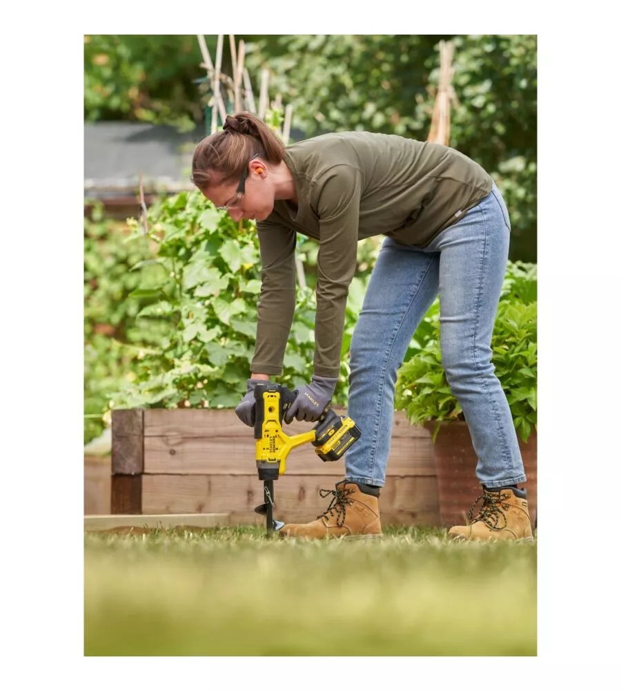 TRIVELLA A BATTERIA STANLEY FATMAX 155 MM 18V, SOLO CORPO MACCHINA