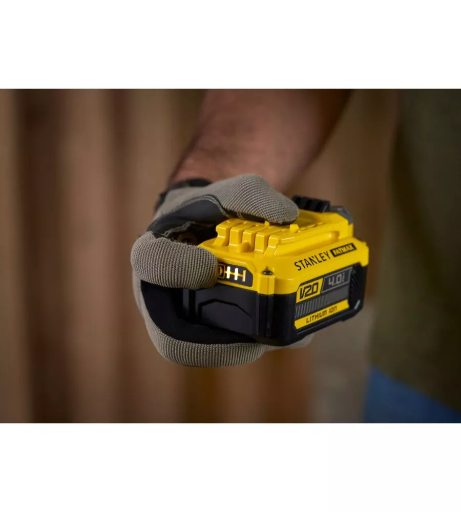 BATTERIA DI RICAMBIO STANLEY FATMAX 18V 4AH E CARICABATTERIE 4AH