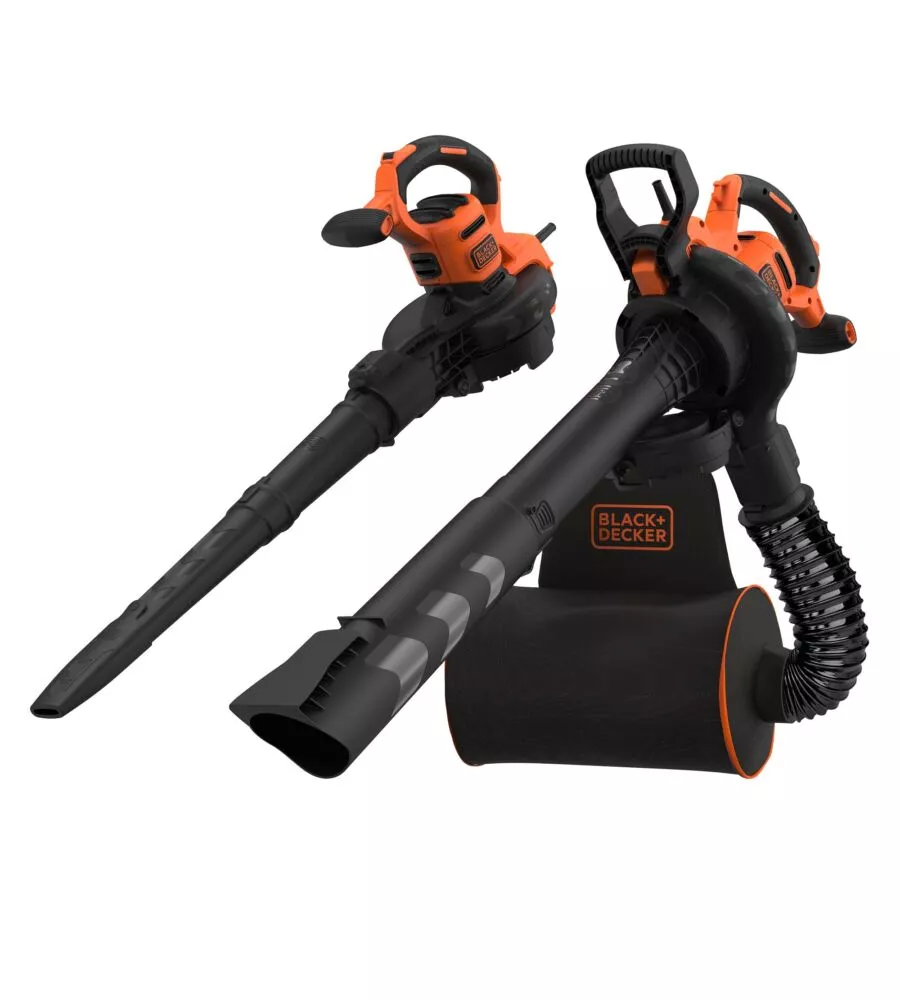 SOFFIATORE ASPIRATORE TRITURATORE ELETTRICO BLACK+DECKER 3000 W