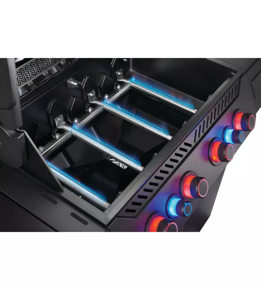 BARBECUE A GAS NAPOLOEN "PHANTOM PRESTIGE 500 CONNECTED" 6 BRUCIATORI