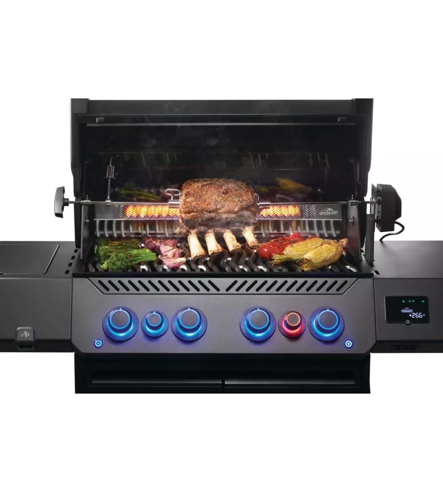 BARBECUE A GAS NAPOLOEN "PHANTOM PRESTIGE 500 CONNECTED" 6 BRUCIATORI