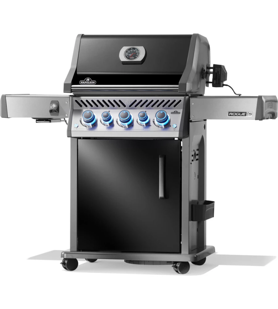BARBECUE A GAS NAPOLEON "ROGUE PRO-S 425 RSIB" NERO 5 BRUCIATORI