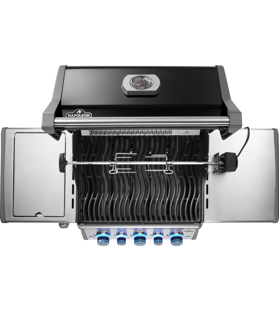 BARBECUE A GAS NAPOLEON "ROGUE PRO-S 425 RSIB" NERO 5 BRUCIATORI