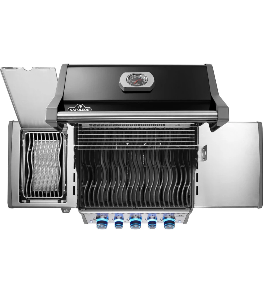 BARBECUE A GAS NAPOLEON "ROGUE PRO-S 425 RSIB" NERO 5 BRUCIATORI