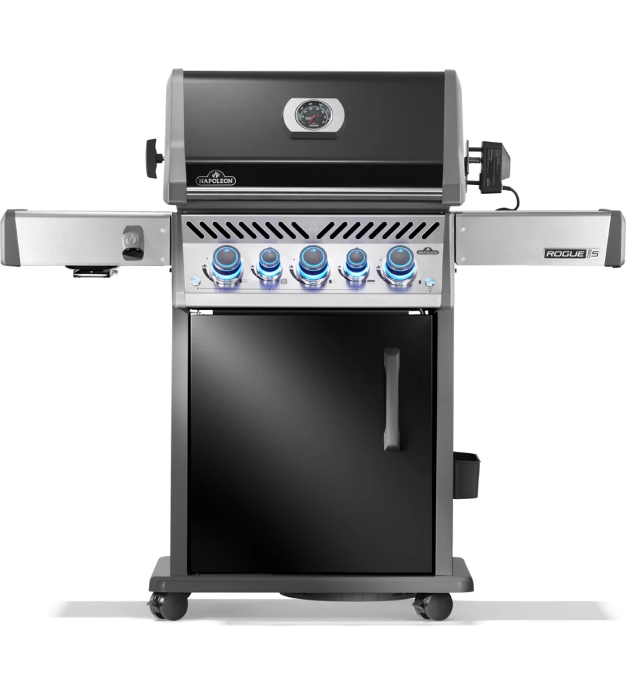 BARBECUE A GAS NAPOLEON "ROGUE PRO-S 425 RSIB" NERO 5 BRUCIATORI