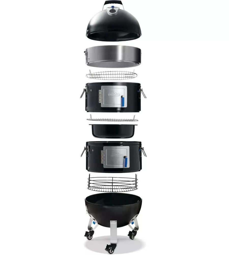 BARBECUE A CARBONELLA AFFUMICATORE NAPOLEON "APOLLO 18" NERO Ø 56 CM