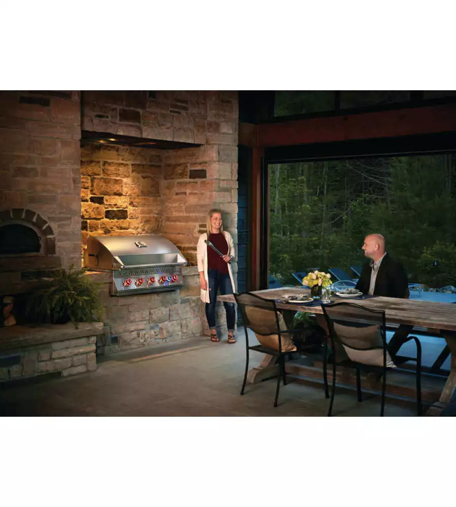 BARBECUE A GAS DA INCASSO NAPOLEON "SERIE 700 38" GRIGIO 6 BRUCIATORI