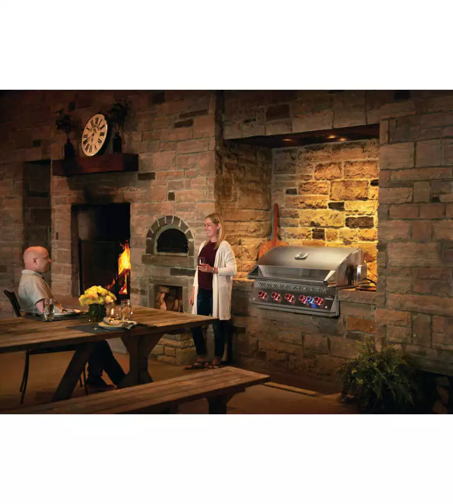 BARBECUE A GAS DA INCASSO NAPOLEON "SERIE 700 38" GRIGIO 6 BRUCIATORI