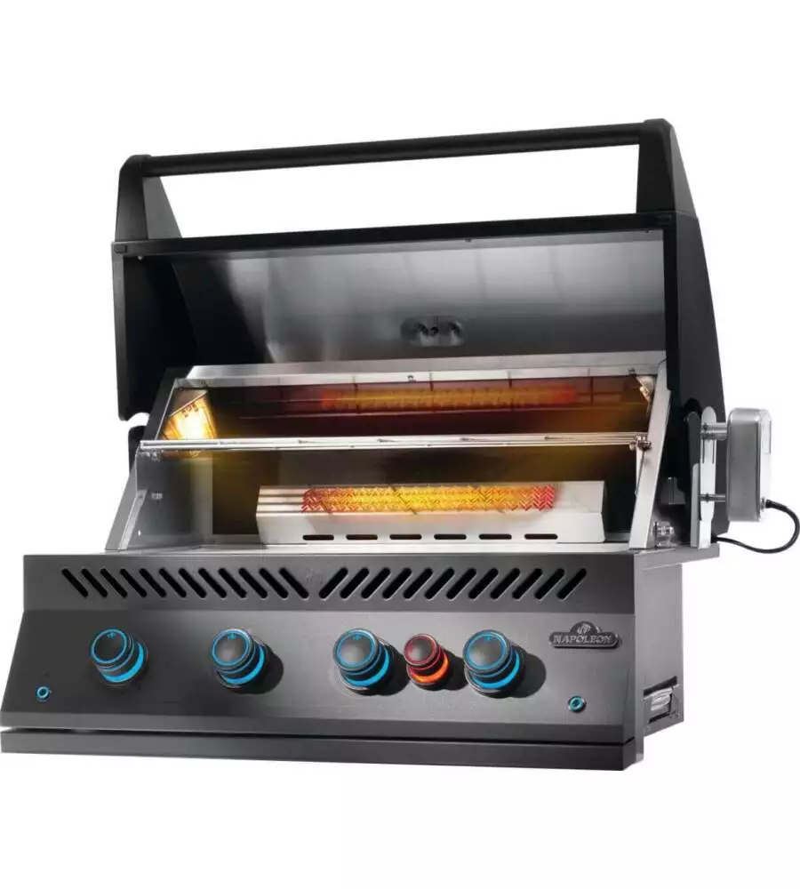 BARBECUE A GAS DA INCASSO NAPOLEON "SERIE 700 32" NERO 5 BRUCIATORI