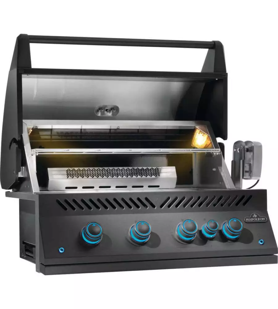 BARBECUE A GAS DA INCASSO NAPOLEON "SERIE 700 32" NERO 5 BRUCIATORI