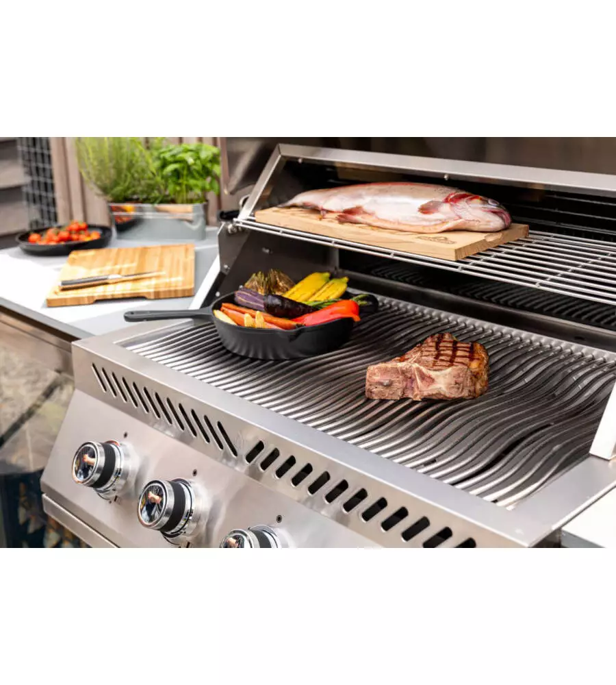 BARBECUE A GAS NAPOLEON "BUILT-IN 500 SERIES 32" GRIGIO 4 BRUCIATORI
