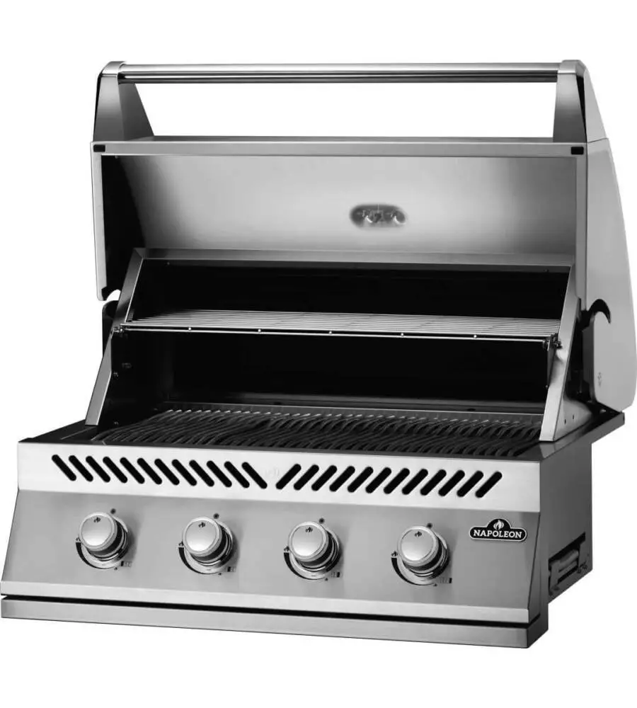 BARBECUE A GAS NAPOLEON "BUILT-IN 500 SERIES 32" GRIGIO 4 BRUCIATORI