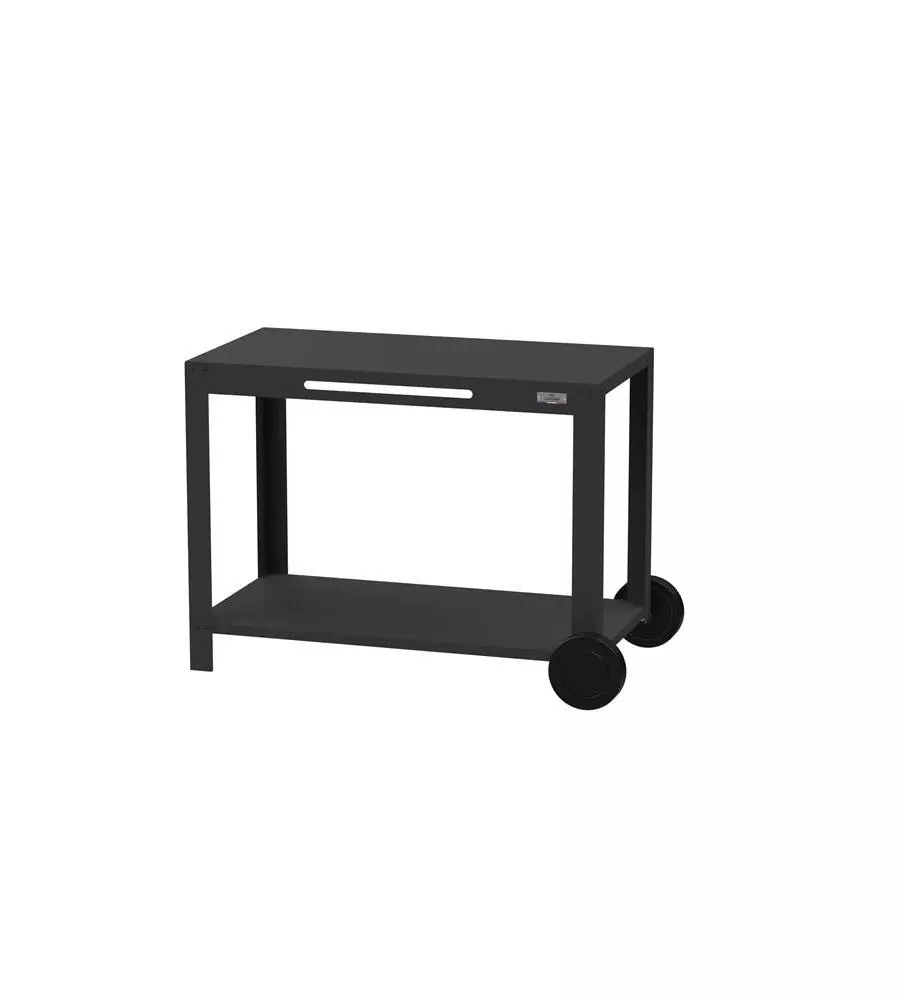 CARRELLO PER BARBECUE LE MARQUIER "110 XL" IN ACCIAIO NERO  110X64X77 CM