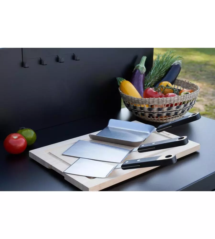 KIT SPATOLE PER BARBECUE LE MARQUIER 3 PEZZI