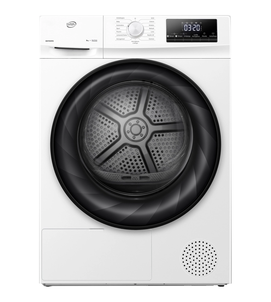 Asciugatrice a pompa di calore Daya"DHTD9PD" 8 kg, Classe D